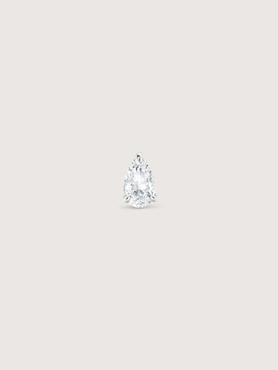Pear Diamond Earring