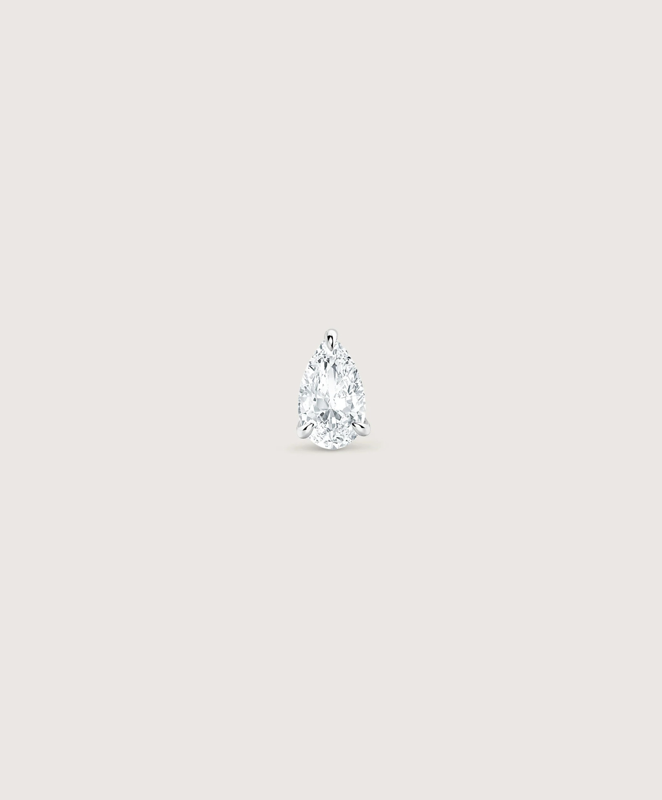 Pear Diamond Earring - Image 2