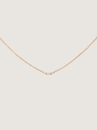Clair De Lune Baguette Diamond Necklace