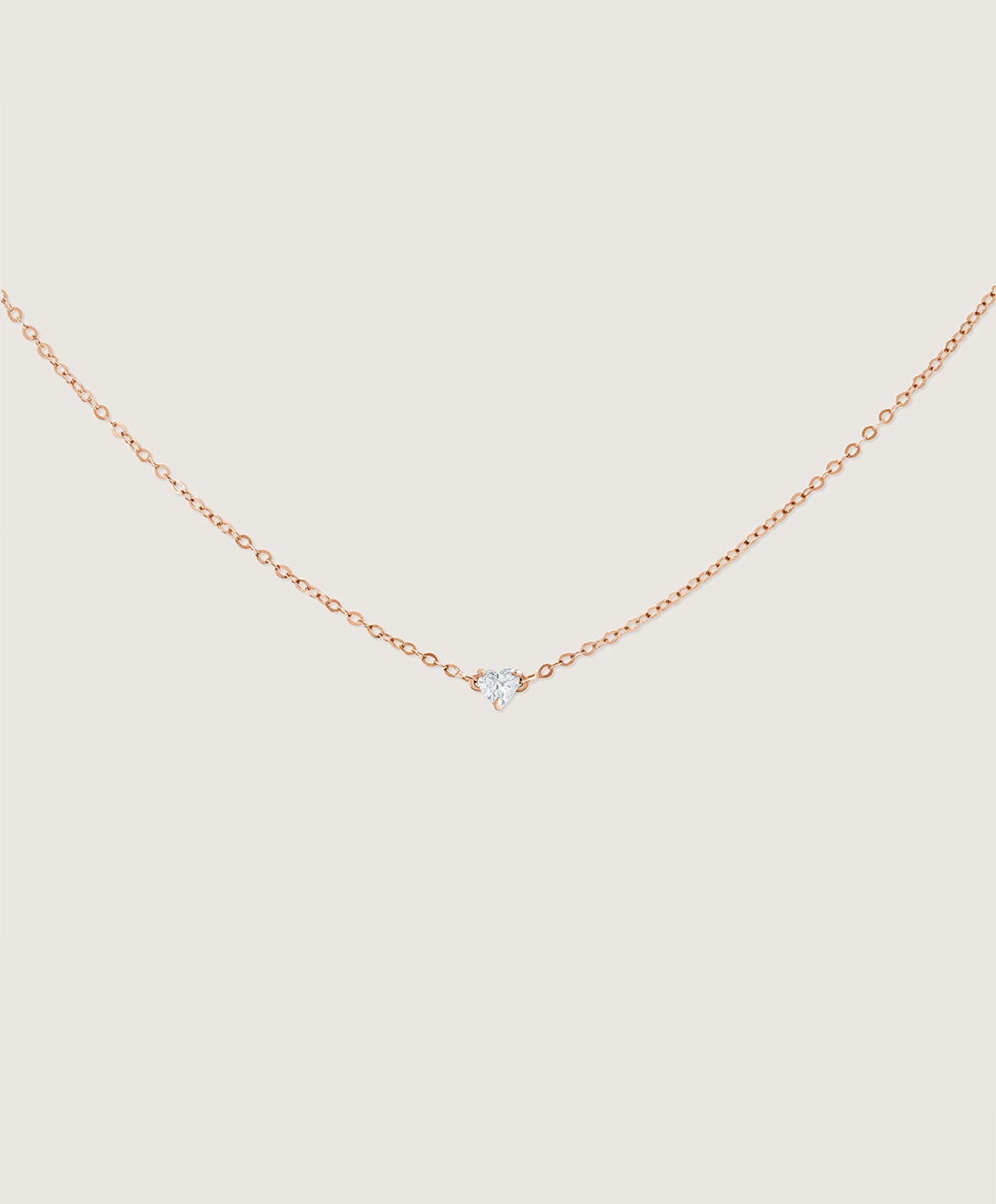 Clair De Lune Heart Diamond Necklace - Image 2